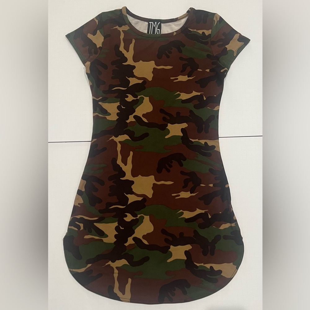 Camouflage Mini Dress